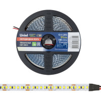 Светодиодная лента Uniel 180LED/m-10mm-IP20-DC24V-17W/m-5M-3000K катушка в герметичной упаковке UL-00007642