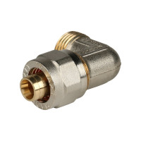 Угольник-переходник  для металлопластиковых труб STOUT с нар резьб 1/2"х16, винт SFS-0006-001216 RG008S9DIQ6GSD