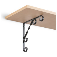 Кронштейн VORMANN Decor 155x155х14 мм, цвет: черный 00136 015 S