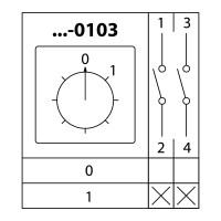 Кулачковый переключатель TDM ELECTRIC КПУ11Д-25/0103 (0-1 2р) SQ0715-0313