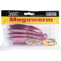 Съедобные искусственные виброхвосты LUCKY JOHN LJ Pro Series MEGAWORM 4.0in, 10.16 /T61, 5 шт. 140191-T61