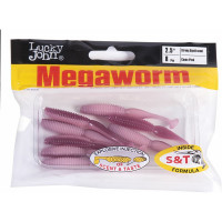 Съедобные искусственные виброхвосты LUCKY JOHN LJ Pro Series MEGAWORM 2.5in, 6.35 /T61, 8 шт. 140189-T61