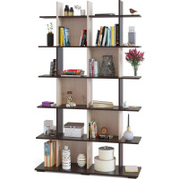 Стеллаж СОКОЛ венге/беленый дуб СТ-6 СТ6Вбд5