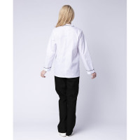 Женский костюм повара Факел Гурман белый/черный, р. 44-46; 158-164 87481886.003