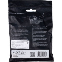 Переходник Cablexpert DisplayPort DVI 20M/29F цифровая передача 10см черный A-DPM-DVIF-002