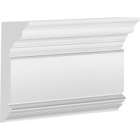 Плинтус потолочный Stenopol 110х29х2000 мм под покраску C7225