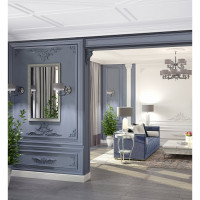 Потолочный карниз Stenopol 50х50х2000 мм под покраску C7155