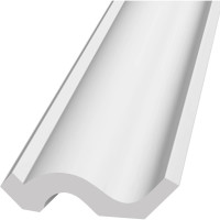 Потолочный карниз Stenopol 55х52х2000 мм под покраску C7108