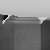 Потолочный карниз Stenopol 43х43х2000 мм под покраску C7110