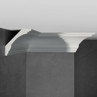 Потолочный карниз Stenopol 69х69х2000 мм под покраску C7100