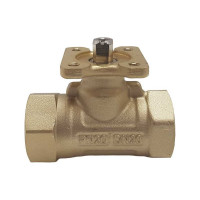 Трехходовой шаровой кран TECHNO 3020A латунный, под привод DN20, G3/4, КVS 4.0 640320-1