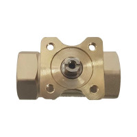 Двухходовой шаровой кран TECHNO 2020A латунный, под привод DN20, G3/4, КVS 4.0 640220-1