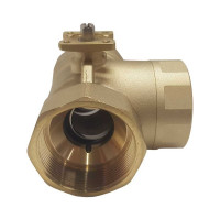 Трехходовой шаровой кран TECHNO 3050B латунный, под привод DN50, G 2, КVS 63.0 640350-2