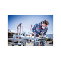 Аккумуляторная угловая шлифовальная машина с тормозом FLEX LB 125 18.0-EC С 499307