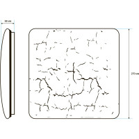 Настенно-потолочный светильник TANGO 18Вт LED "САХАРА" 1200344