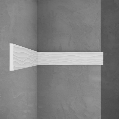 Молдинг с рисунком Stenopol 60х8х2000 мм под покраску C7043