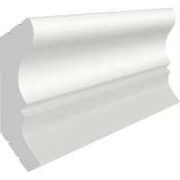 Плинтус потолочный Stenopol 55х39х2000 мм под покраску C7112