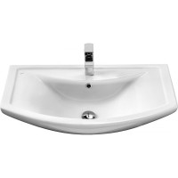 Тумба с раковиной Onika Балтика 80 напольная, белая 108023