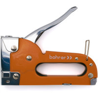 Мебельный степлер Bohrer 4-8 мм, усиленный, тип скобы 53, металлический 44130853