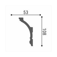 Потолочный плинтус Де-Багет Декор ДП 16/120 00-00002006
