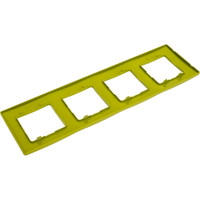 Рамка Legrand 4 поста Etika зелёный папоротник 672544