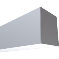 П-образный подвесной алюминиевый профиль Apeyron для LED ленты серебро, 50х55мм 08-25