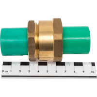 Универсальное (разборное) соединение Blue Ocean зеленое - 32 PPRF/UA-2(G)-32x32