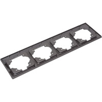 Горизонтальная 4-местная рамка NE-AD Aras, Графит, 93-21-18