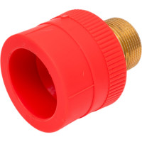 Резьбовая муфта Blue Ocean "Fire Secure" (нар) - 50x1.1/4" под ключ, противопожарный полипропилен Fire-S-B1 PPRF/HTEA(R)-50х1.1/4"