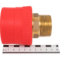 Резьбовая муфта Blue Ocean "Fire Secure" (нар) - 50x1.1/4" под ключ, противопожарный полипропилен Fire-S-B1 PPRF/HTEA(R)-50х1.1/4"