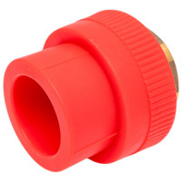 Резьбовая муфта Blue Ocean "Fire Secure" (вн) - 40x1.1/4" под ключ, противопожарный полипропилен Fire-S-B1 PPRF/HTIA(R)-40х1.1/4"