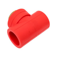 Тройник Blue Ocean "Fire Secure" (вн) - 40x1" под ключ, противопожарный полипропилен Fire-S-B1 PPRF/HITT(R)-40х1"