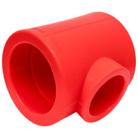 Переходной тройник Blue Ocean "Fire Secure" - 110x75x110мм, противопожарный полипропилен Fire-SB1 PPRF/RT(R)-110х75х110