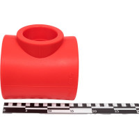 Переходной тройник Blue Ocean "Fire Secure" - 110x75x110мм, противопожарный полипропилен Fire-SB1 PPRF/RT(R)-110х75х110