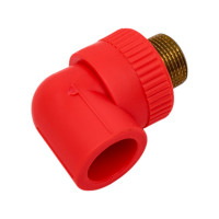 Угол Blue Ocean "Fire Secure" (нар) - 25x3/4", противопожарный полипропилен Fire-S-B1 PPRF/ET90E(R)-25 х 3/4"