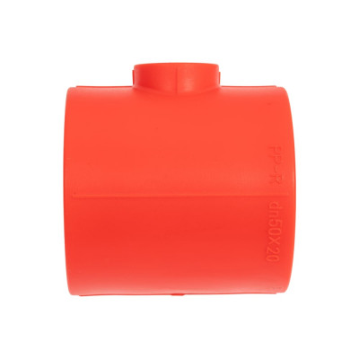 Переходной тройник Blue Ocean "Fire Secure" - 50x20x50мм, противопожарный полипропилен Fire-SB1 PPRF/RT(R)-50х20х50