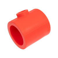 Переходной тройник Blue Ocean "Fire Secure" - 50x20x50мм, противопожарный полипропилен Fire-SB1 PPRF/RT(R)-50х20х50