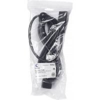 Кабель питания Cabeus IEC 320 C19 - IEC 320 C20 (3x1.5), 16A, прямая вилка, 3м PC-IEC19-IEC20-3M