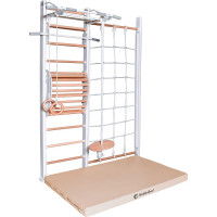 ДСК Perfetto sport Scala in legno con rete 1 bianco-naturale PS-128 СГ000005352