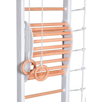 ДСК Perfetto sport Scala in legno con rete 1 bianco-naturale PS-128 СГ000005352
