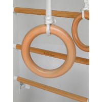 ДСК Perfetto sport Scala in legno con rete 1 bianco-naturale PS-128 СГ000005352