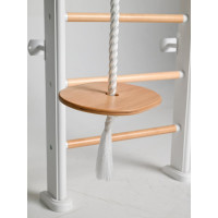 ДСК Perfetto sport Scala in legno con rete 1 bianco-naturale PS-128 СГ000005352