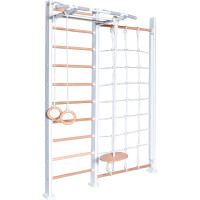ДСК Perfetto sport Scala in legno con rete bianco-naturale PS-125 СГ000005351