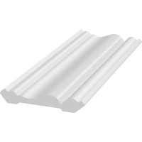 Плинтус потолочный Stenopol 77х77х2000 мм под покраску C7154