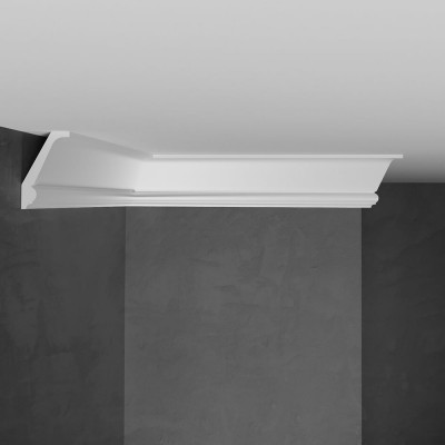 Потолочный плинтус Stenopol 40х25х2000 мм под покраску C7151