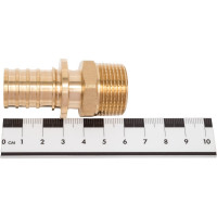 Муфта One Plus 25х3/4 НР, аксиальная rx надвижная, для труб из сшитого полиэтилена Pex 3204023055 3504023104