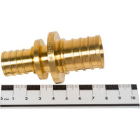 Переходная муфта One Plus 32x25 аксиальная, rx надвижная, для труб из сшитого полиэтилена Pex 3204023075