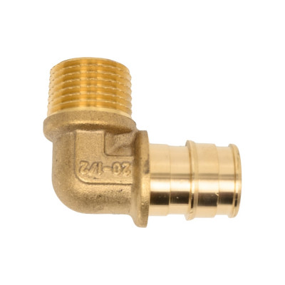 Угол One Plus резьбовой НР 20x1/2 OP для труб из сшитого полиэтилена Pex qe 3204023110