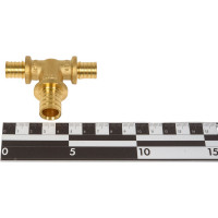 Переходной тройник One Plus 16х20х16 аксиальный rx надвижной, для сшитого полиэтилена Pex 3504023110