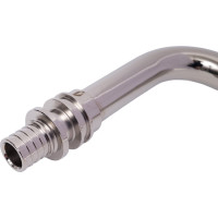 Трубка One Plus L-образная для подключения радиатора к аксиальной системе 20х15-L250 мм 3221400067